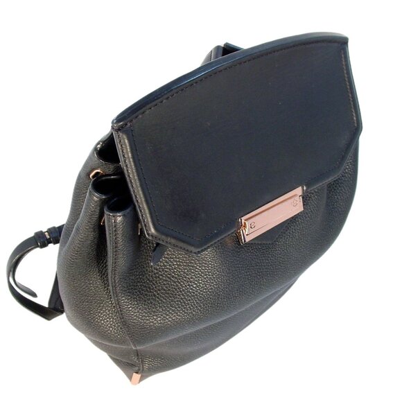 ALEXANDER WANG Prisma Skeletal $1050 Pebbled Leather /Rose Gold Backpack - Picture 10 of 14